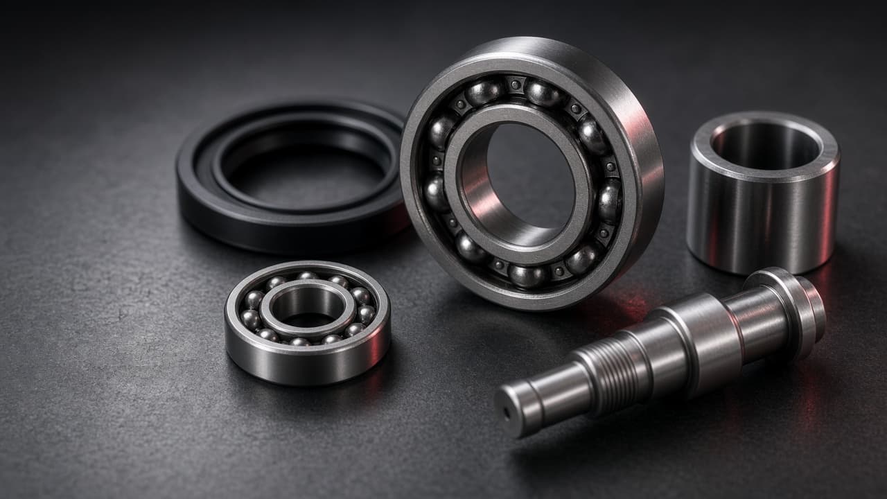 Precision bearings and mechanical components